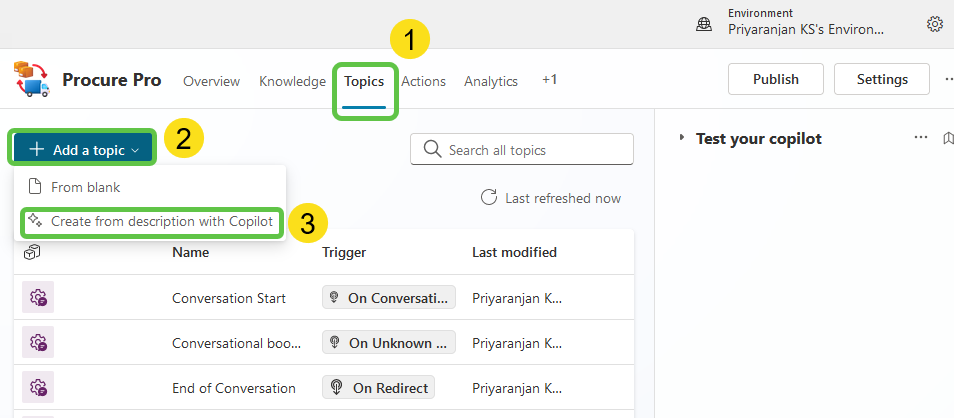 Add Topic